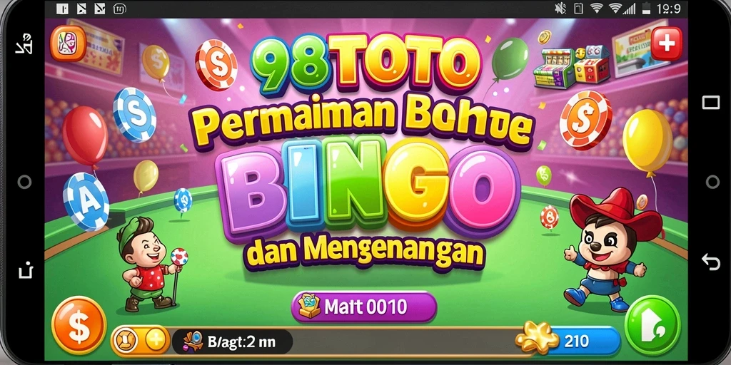 Tampilan gameplay Bingo yang seru di 98TOTO.