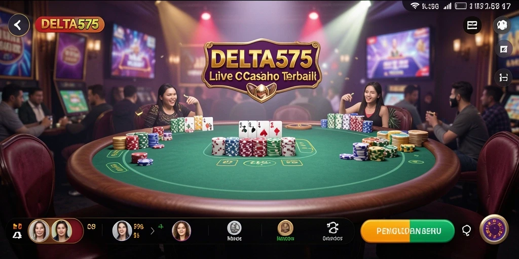 Gameplay Live Casino yang menarik dengan dealer profesional.