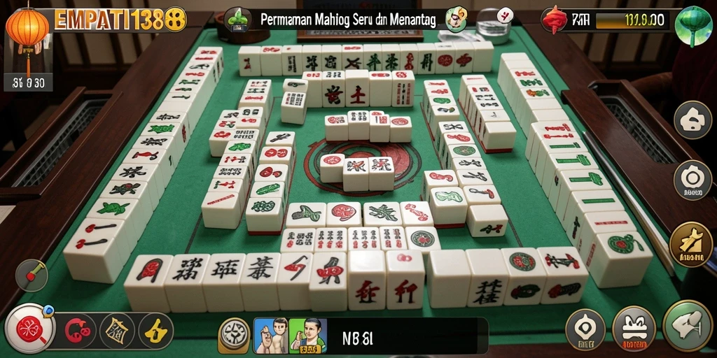 Tampilan gameplay seru Mahjong di EMPATI138.