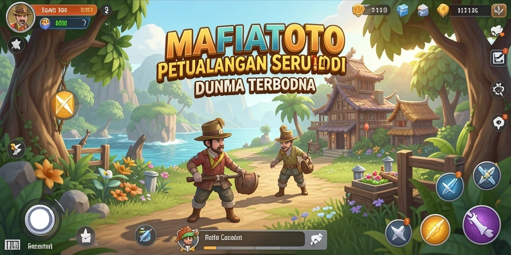 Tampilan gameplay utama MAFIATOTO yang memukau dan penuh petualangan.