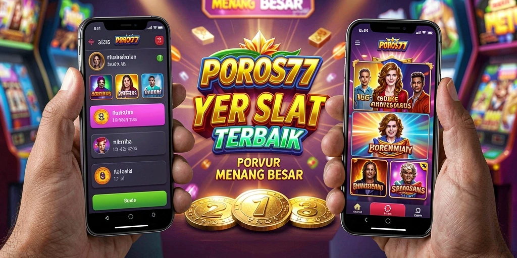 Menampilkan gameplay Slot yang menarik di POROS77 dengan berbagai tema.