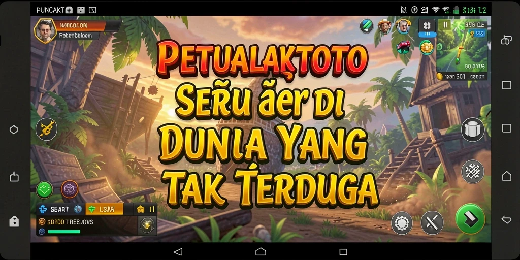 Tangkapan layar gameplay PUNCAKTOTO yang menunjukkan aksi mendebarkan di dunia petualangan.
