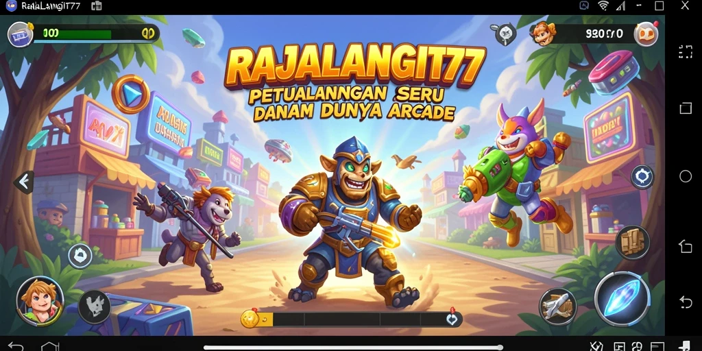 Gameplay seru dan penuh warna dalam RAJALANGIT77.