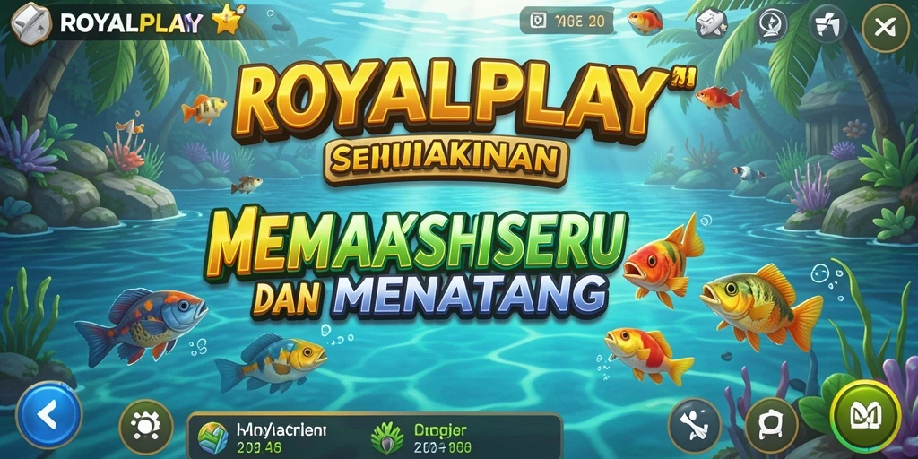 Gameplay Fishing ROYALPLAY yang seru dan menantang.