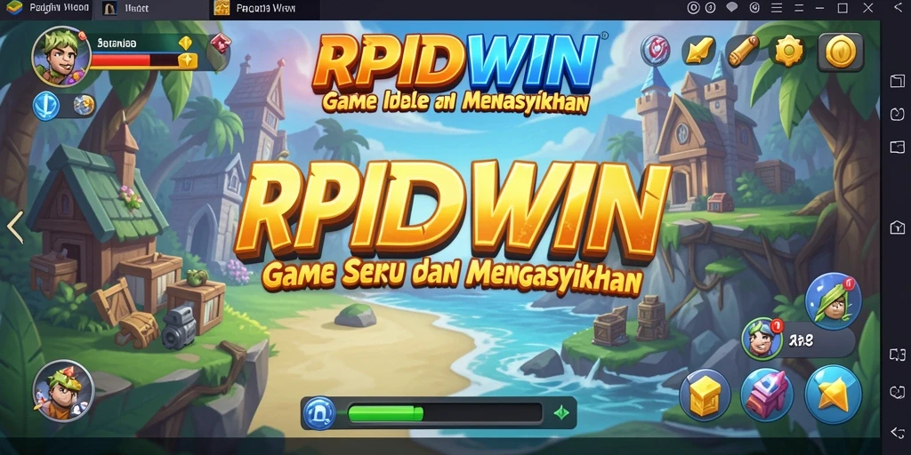 Gameplay seru dalam RPIDWIN yang memberikan pengalaman Idle terbaik.