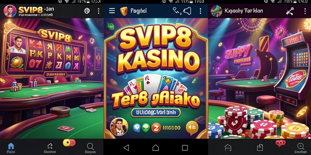Tampilan utama gameplay Kasino SVIP8 yang mengasyikkan.