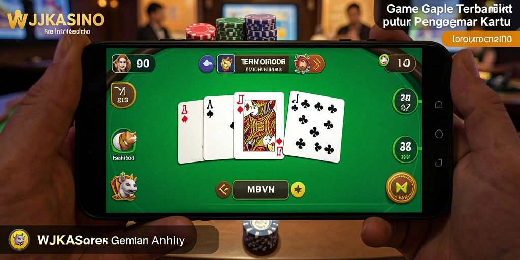 Gameplay seru Gaple dengan tampilan menarik di WJKASINO.