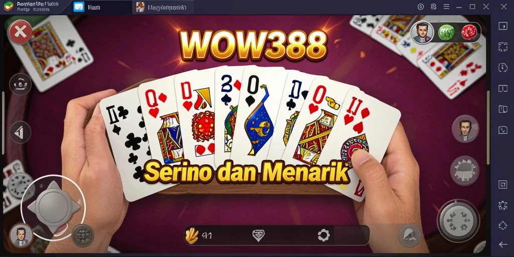 Gameplay seru di WOW388 dengan grafis menarik saat bermain Domino.